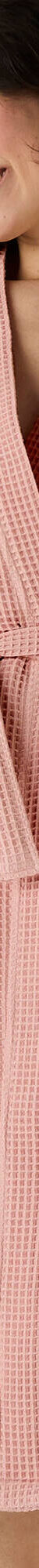Peignoir de bain mixte adulte nid d'abeille 230 g/m2 (rose poudré) Peignoir de bain mixte adulte nid d'abeille 230 g/m2 (rose poudré)